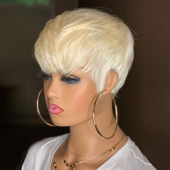 Blonde Pixie Cut Wig - Picture 2 of 2